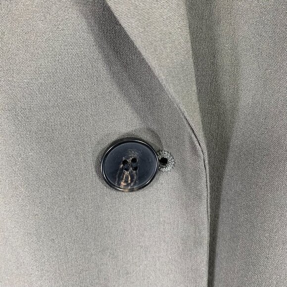 H&M Single-breasted Blazer color Dark gray-green size xs - Picture 5 of 14